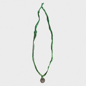 coin silk necklace (2color)